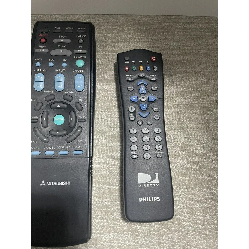 Lot of 7 Remote Control UNTESTED Samsung Sharp Mitsubishi DVD
